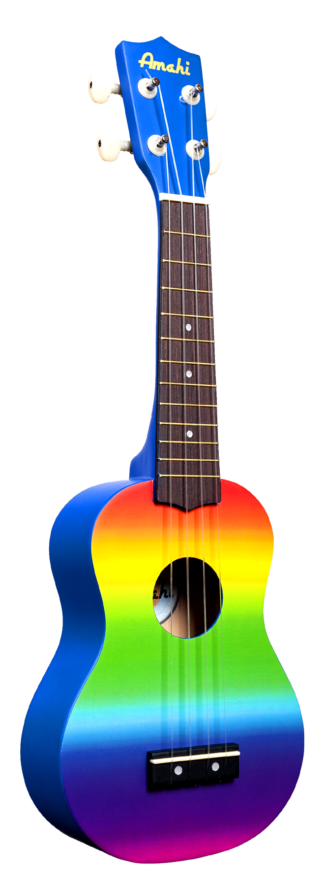 Gradient Rainbow Ukulele by Amahi Ukuleles #DDUK1