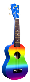Gradient Rainbow Ukulele by Amahi Ukuleles #DDUK1