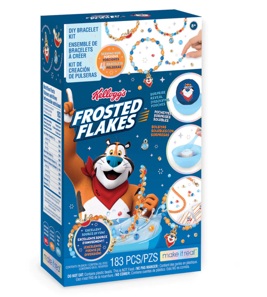 Cereal-sly Cute Frosted Flakes DIY Bracelet Kit by Make It Real #1772