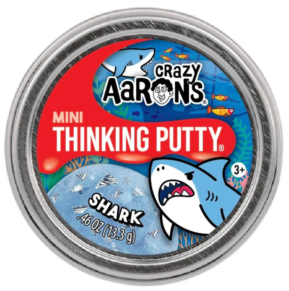 Shark Thinking Putty 2'' Tin by Crazy Aaron’s