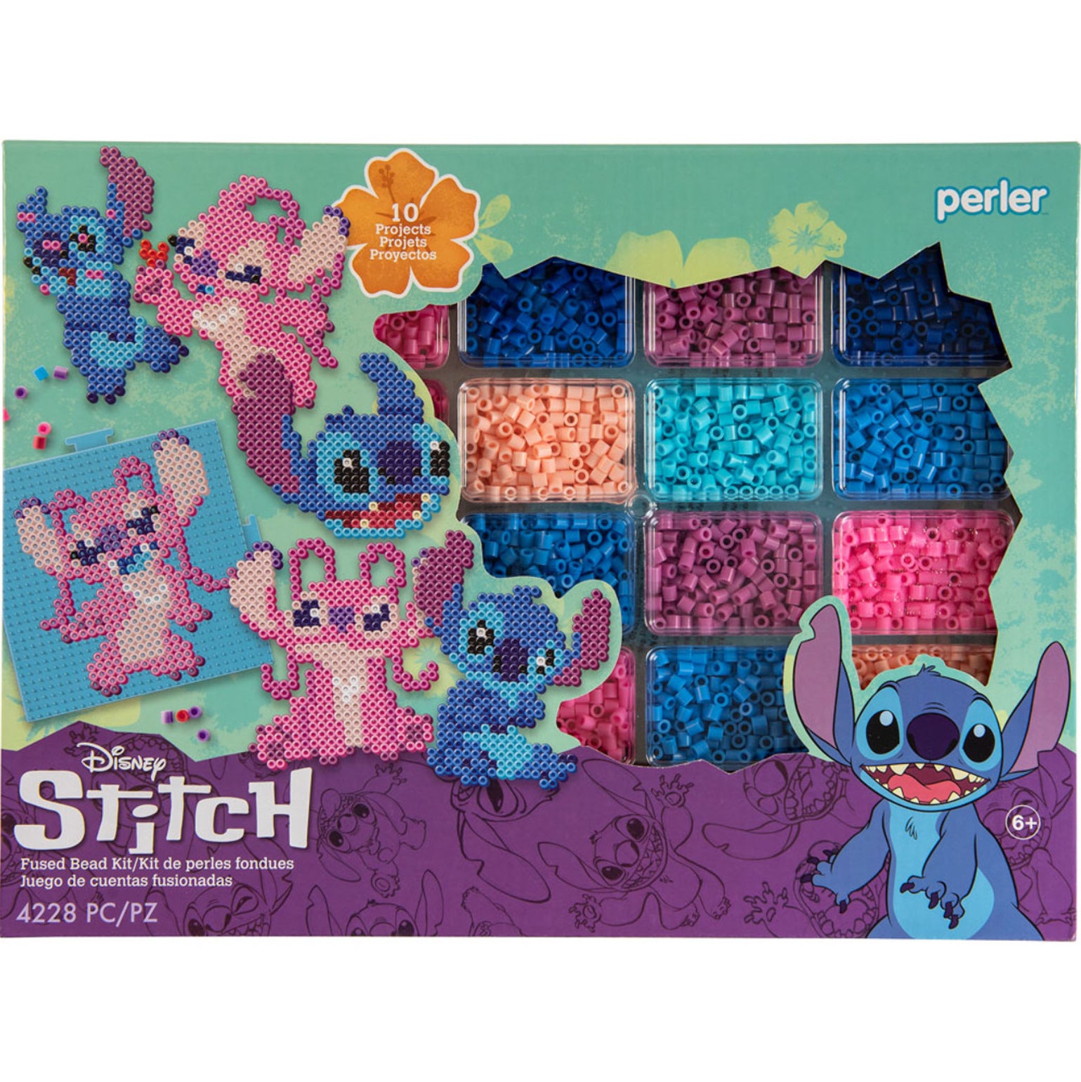 Perler Disney Stitch Deluxe Fused Bead Kit