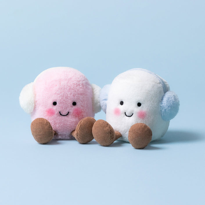 Amuseables Toastie Pink And White Marshmallows by Jellycat #A6MPWT