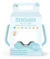 Sensory Play Jar Frosty Light Blue By Glo Pals