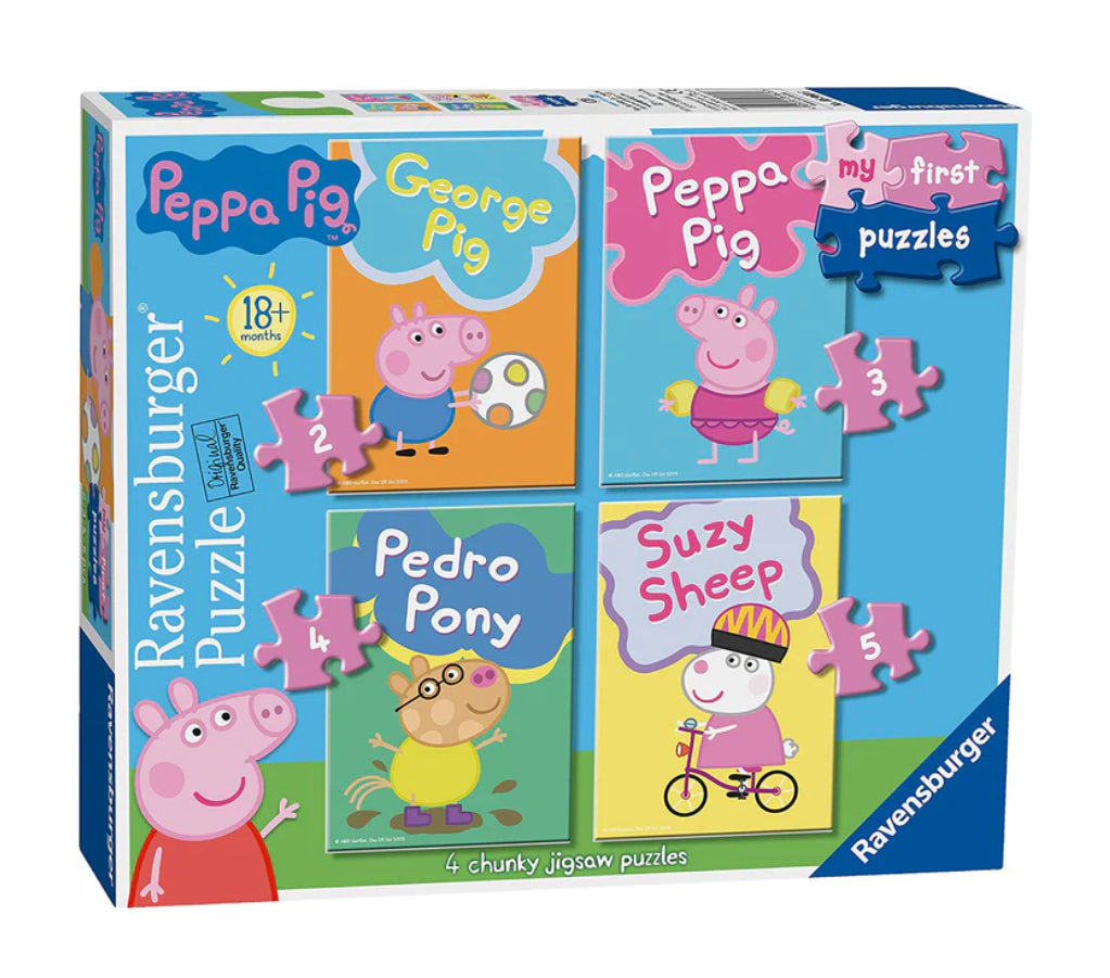 Peppa Pig 2/3/4/5 Piece My First Puzzle by Ravensburger # 6960