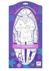 Les Demoiselles Fashion Coloring Zaho & Friends by Djeco #DJ09546