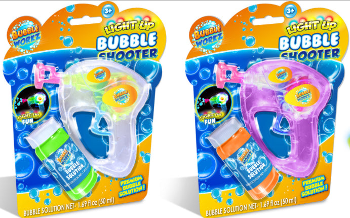 Light Up Bubble Shooter Assortment Single by Anker Play #950009/DOM