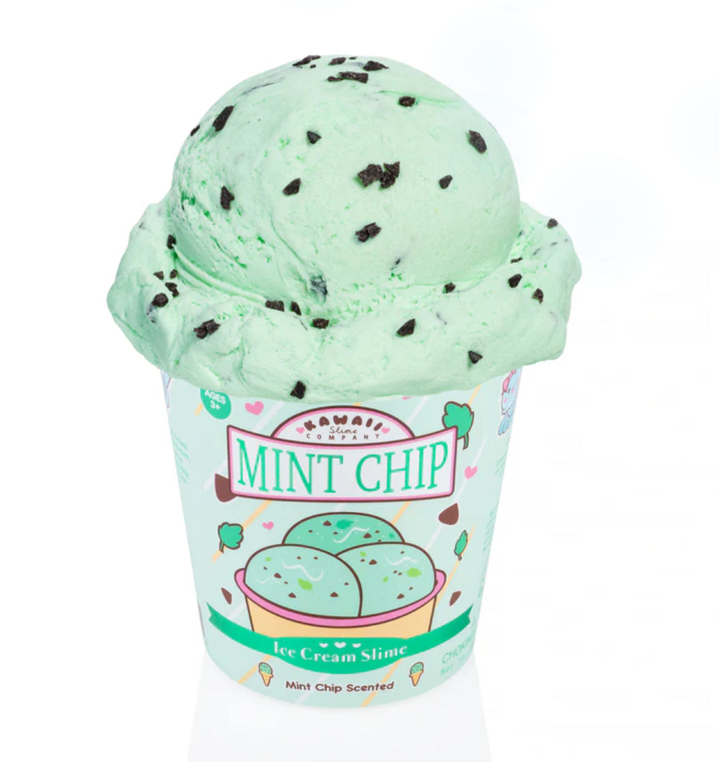 Mint Chip Scented Ice Cream Slime by Kawaii Slime