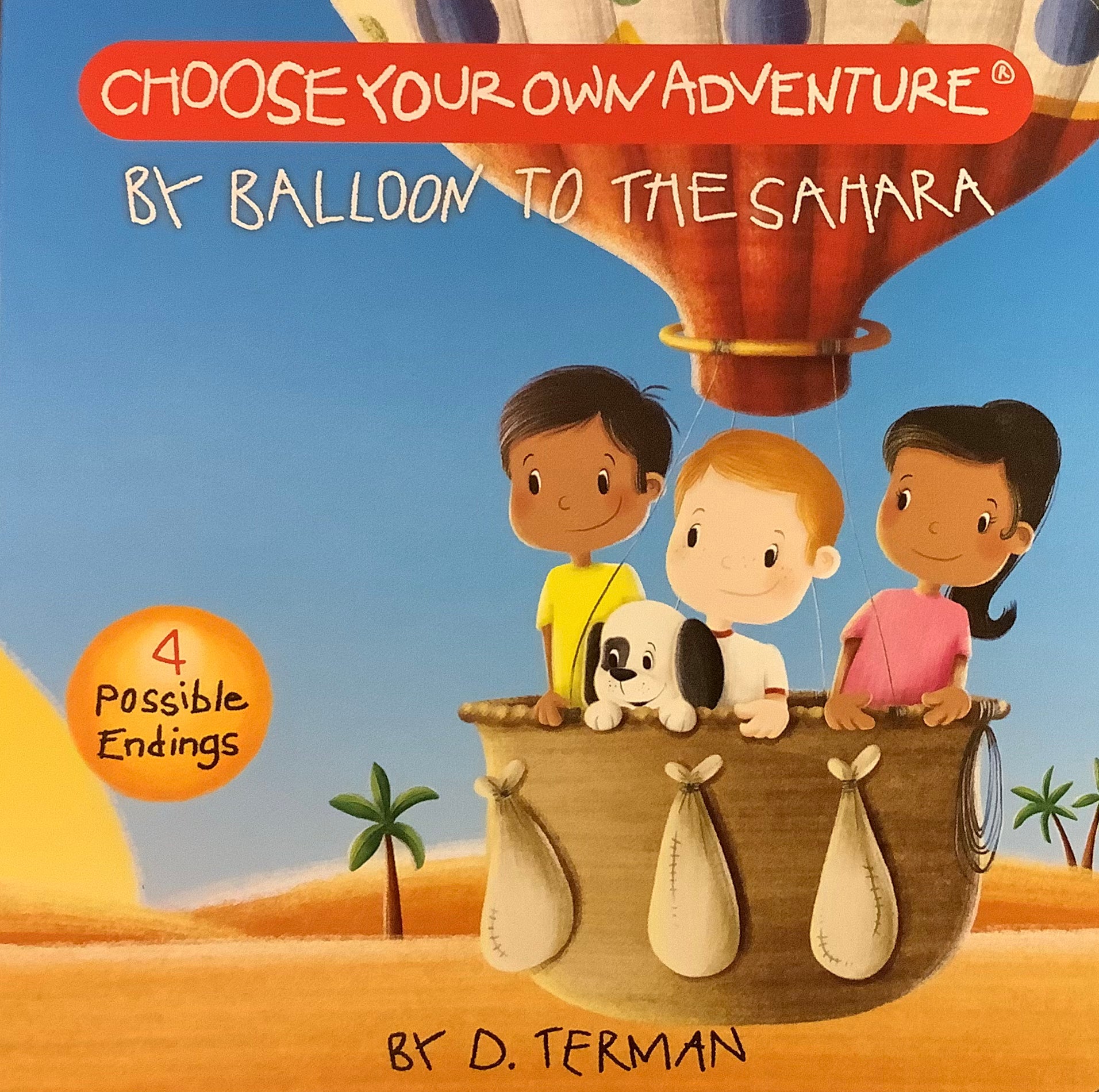 By Balloon To The Sahara Choose Your Own Adventure Board Book