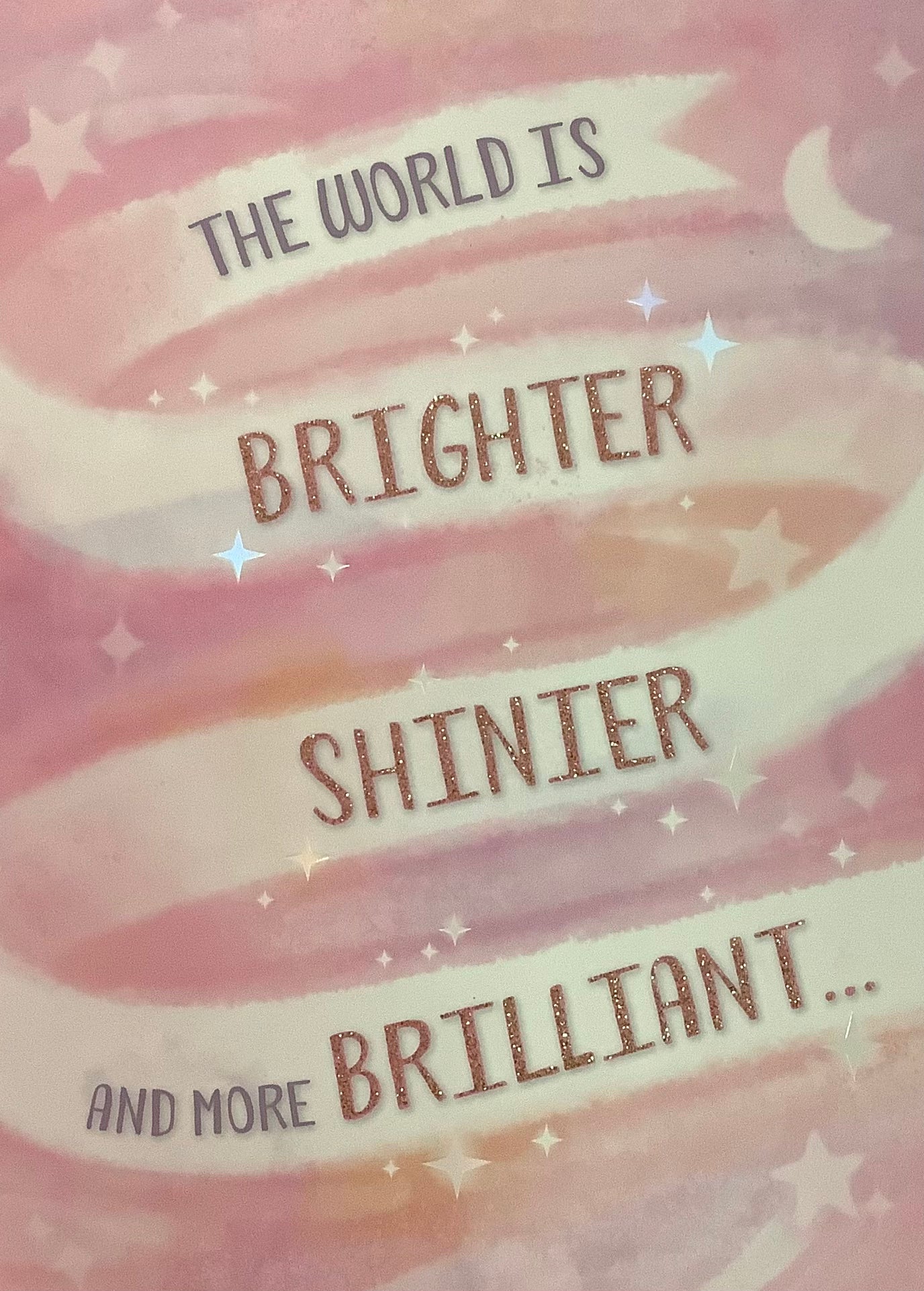 Brighter, Shinier, Brilliant Card by Peaceable Kingdom