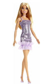 Glitz Barbie Doll Purple Dress #HJR93