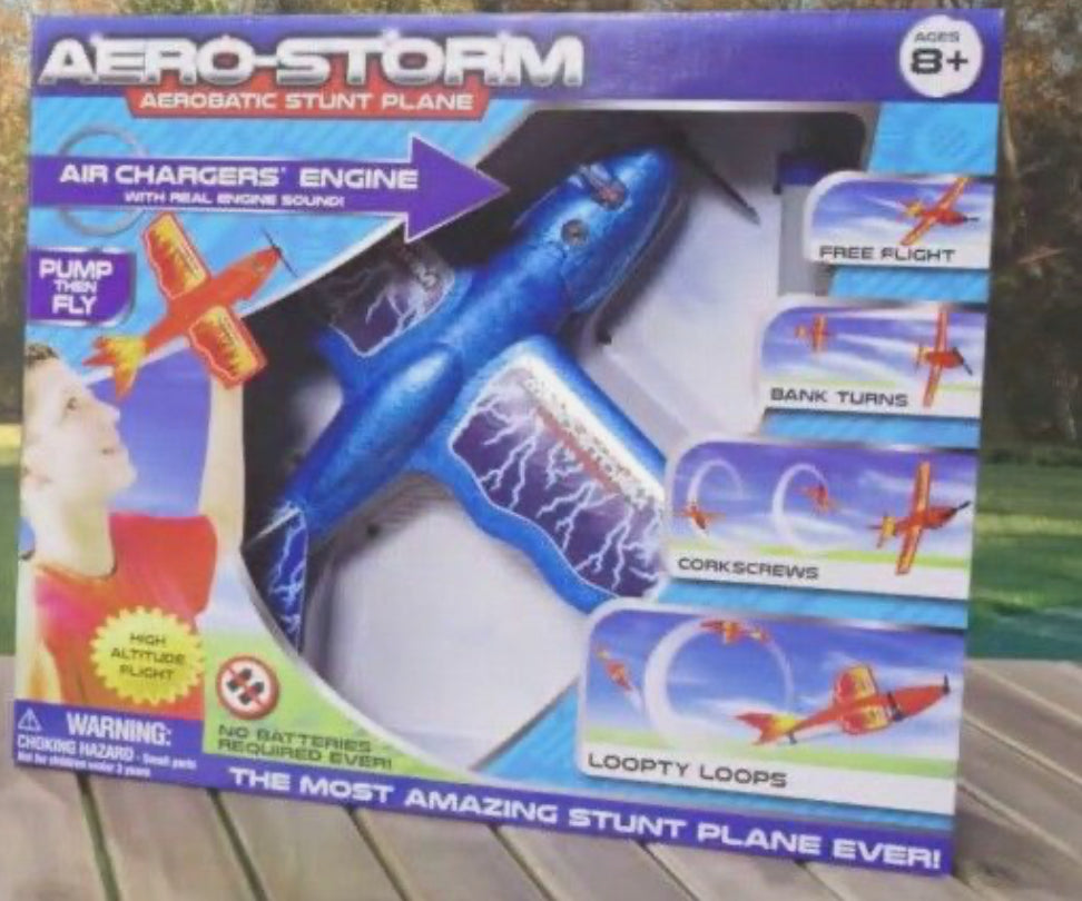 Blue Aero-Storm Airplane by Top Secret Toys #TST-1182