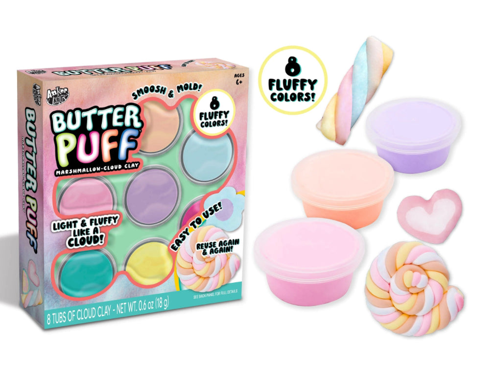 Butter Puff Marshmallow-Cloud Clay by Anker