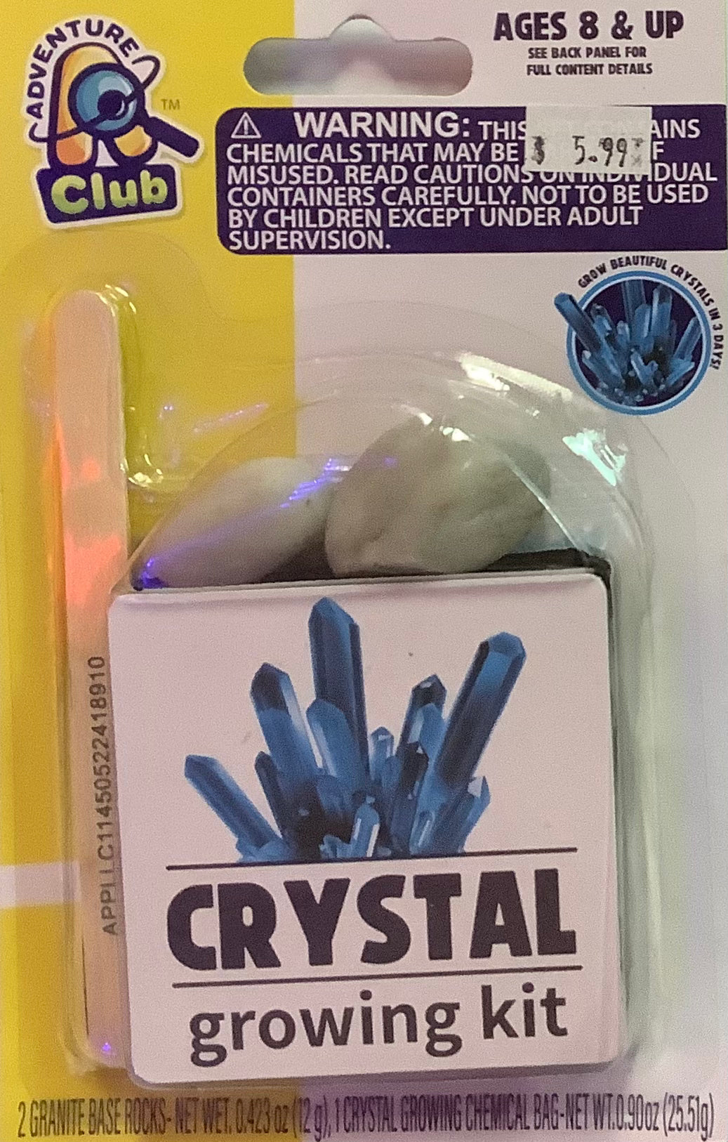 Crystal Growing Mini Kit by Anker Play #650001/DOM