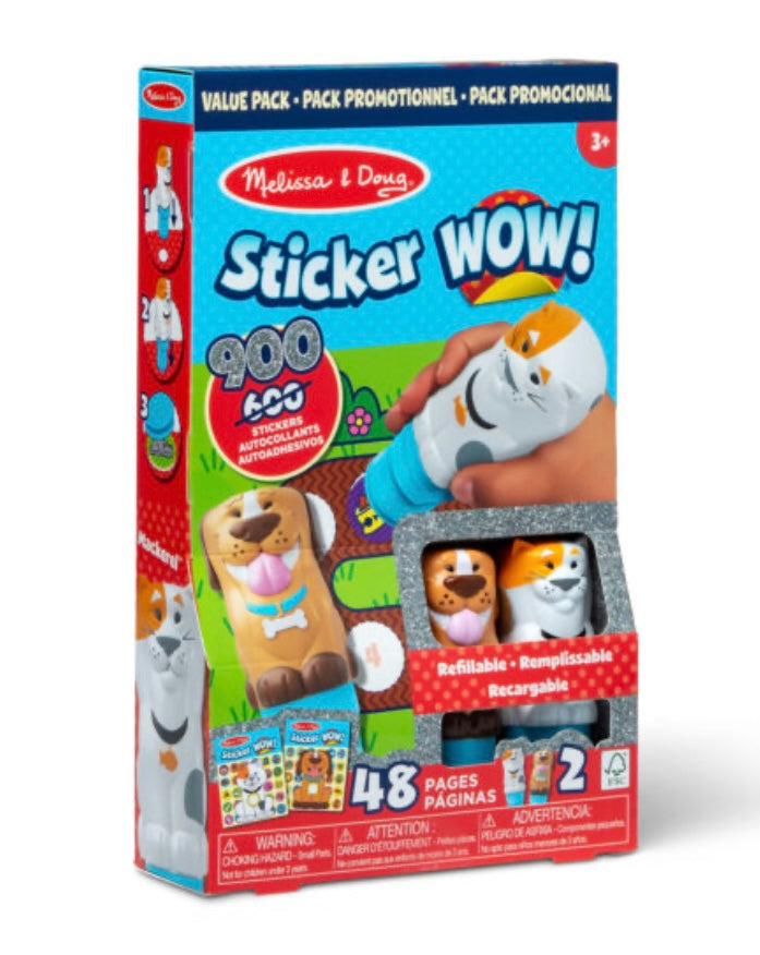 Sticker WOW! Sticker Stamper & Activity Pad - Pets Value Pack by Melissa & Doug # 32016