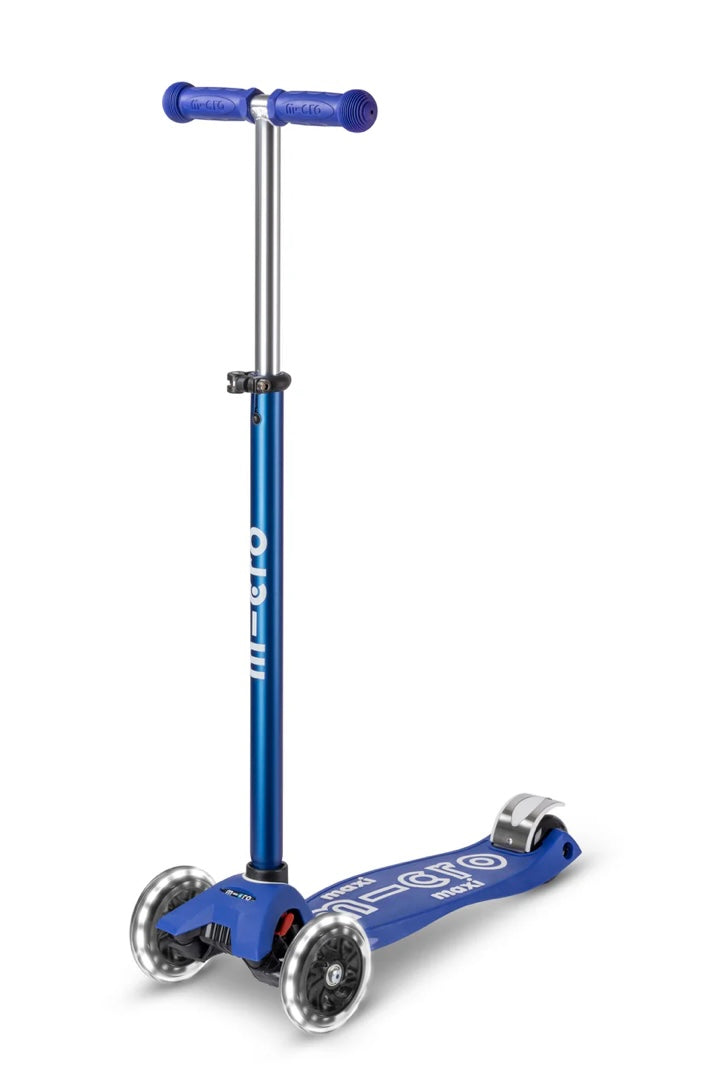 Micro Maxi Deluxe LED Scooter - Blue/White