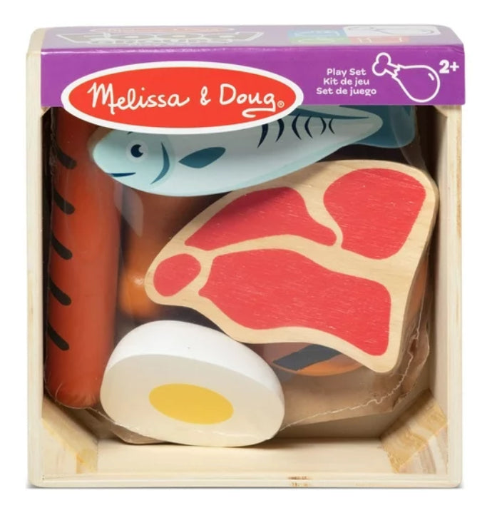 Wooden Food Groups Play Set - Protein by Melissa & Doug # 95208
