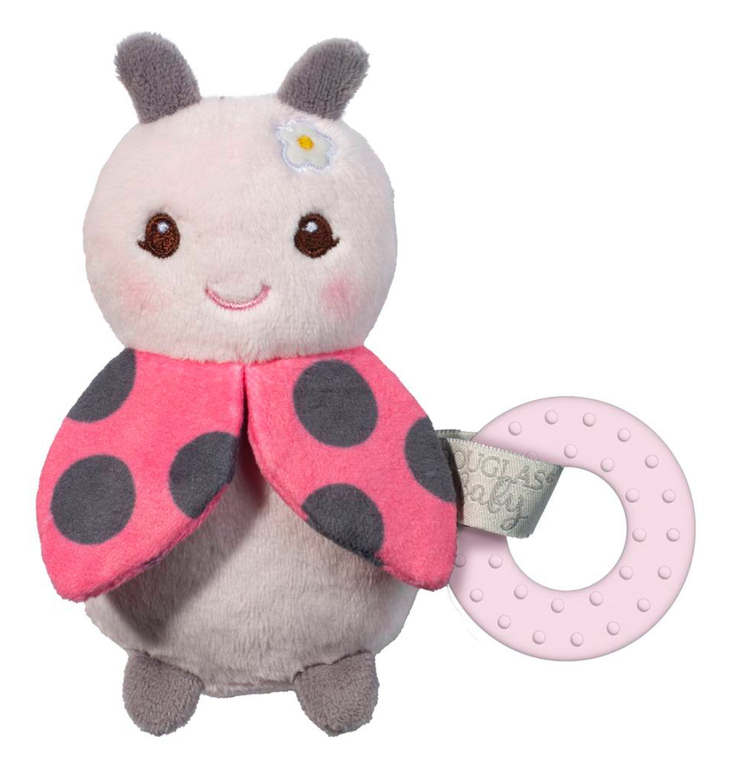 Ladybug Playtivity Rattle by Douglas #6317