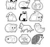 Playful Pets Coloring Sticker Set by Crocodile Creek # 75456
