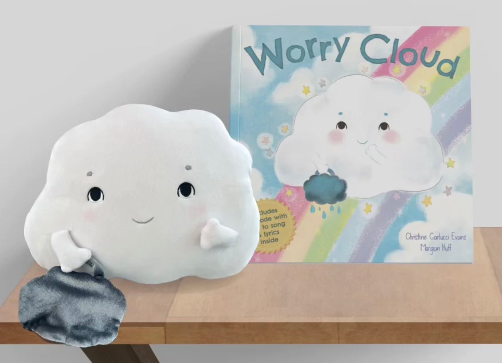 Cloud Plush for Worry Cloud Book