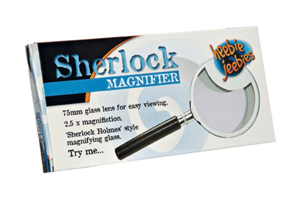 Sherlock Magnifier metal 75mm by Heebie Jeebies