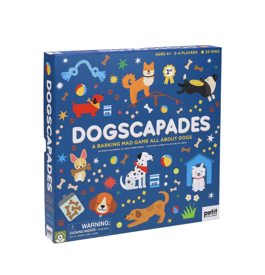 Petit Collage Dogscapades Board Game