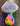 Colorful Rainbow Mushroom by Jazwares