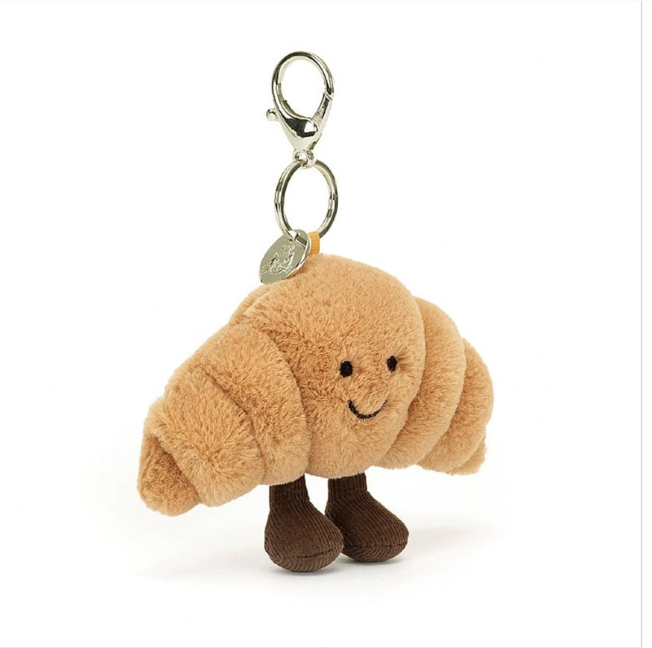 Amuseable Croissant Bag Charm by Jellycat #A4CROBC