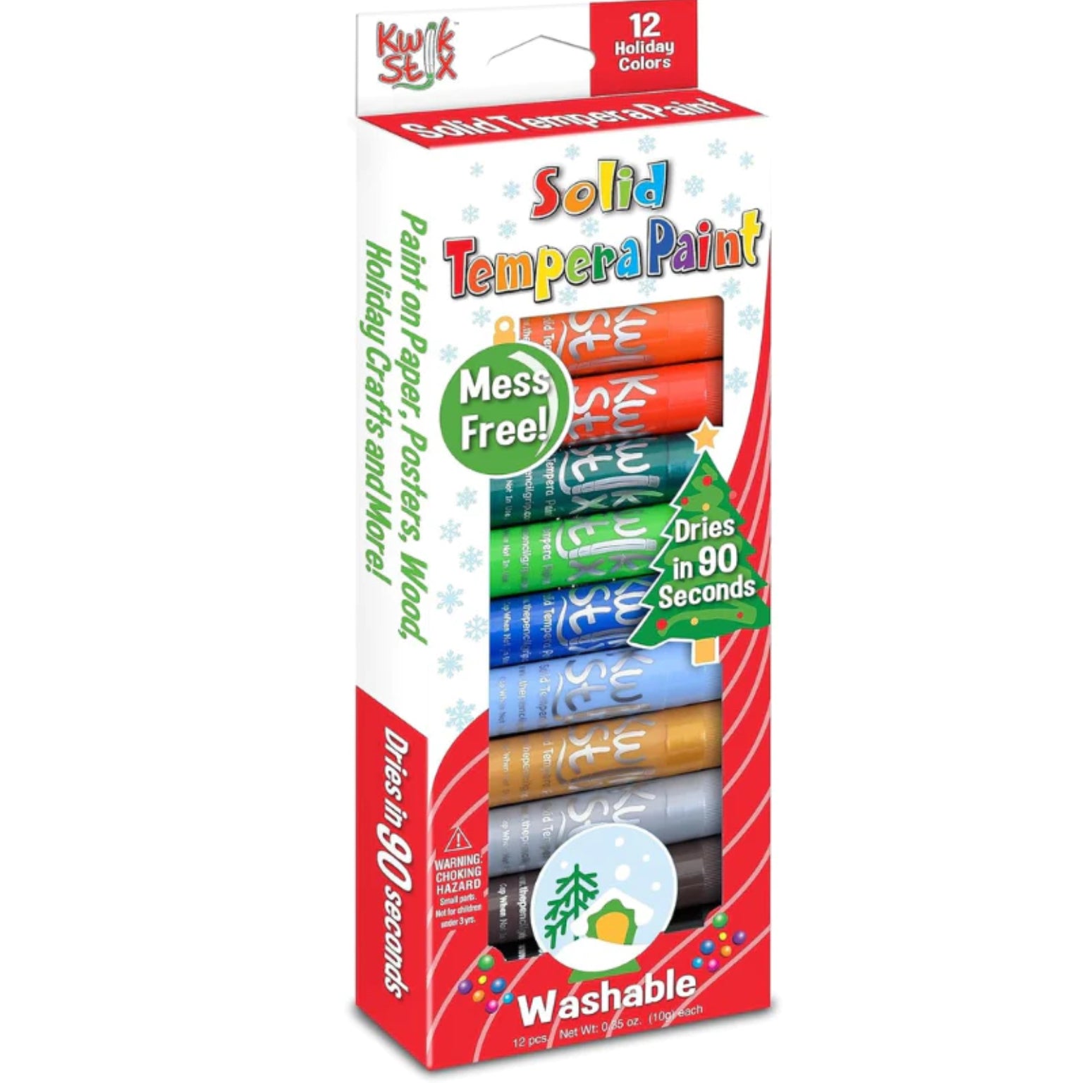Kwik Stix 12 Holiday Limited Edition by The Pencil Grip #TPG-697