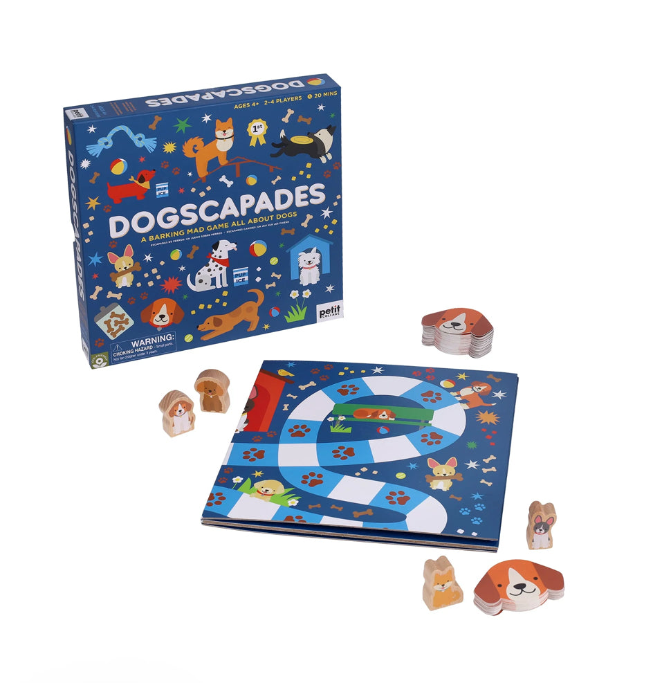 Petit Collage Dogscapades Board Game