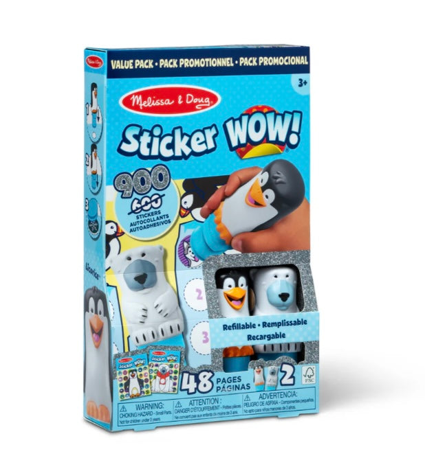 Sticker WOW! Sticker Stamper & Activity Pad - Winter Value Pack by Melissa & Doug # 50849