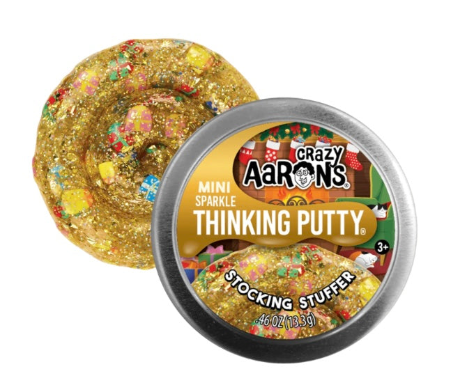 Crazy Aaron's Mini Stocking Stuffer Thinking Putty