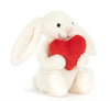Bashful Red Love Heart Bunny Little (Small) by Jellycat #BB6LOVE