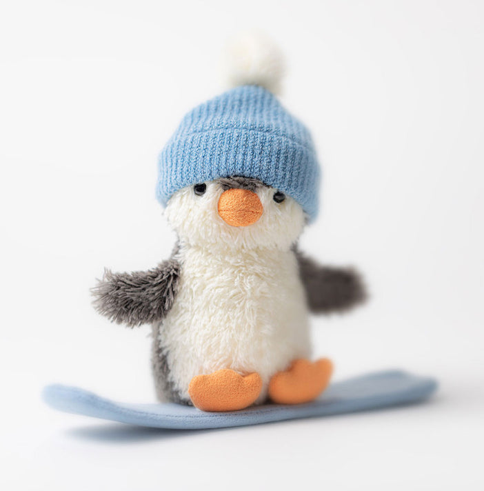 Peanut Penguin Snowboarding by Jellycat #PNS3SB