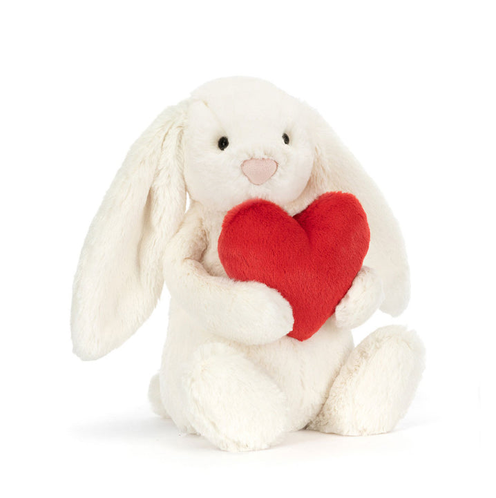 Bashful Red Love Heart Bunny by Jellycat #BB3LOVE