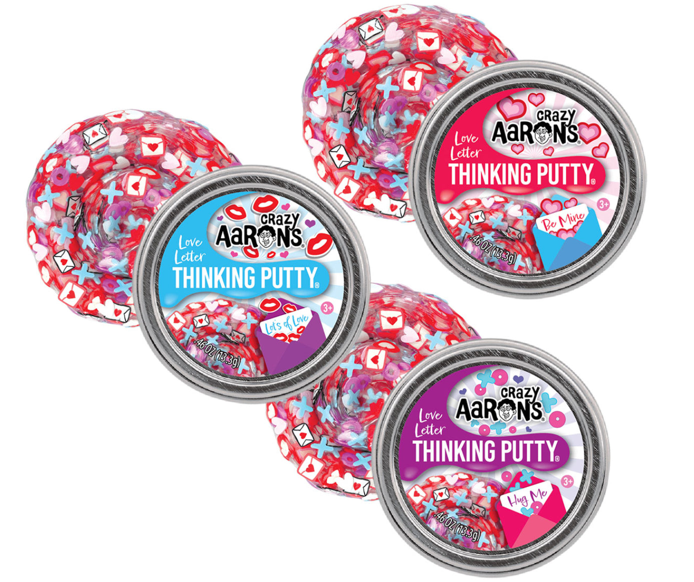 2” Love Letter Thinking Putty Tin by Crazy Aaron’s #VT003