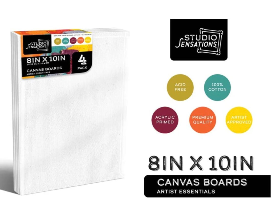 8"x10" Canvas Boards (4Pack) by Anker Play