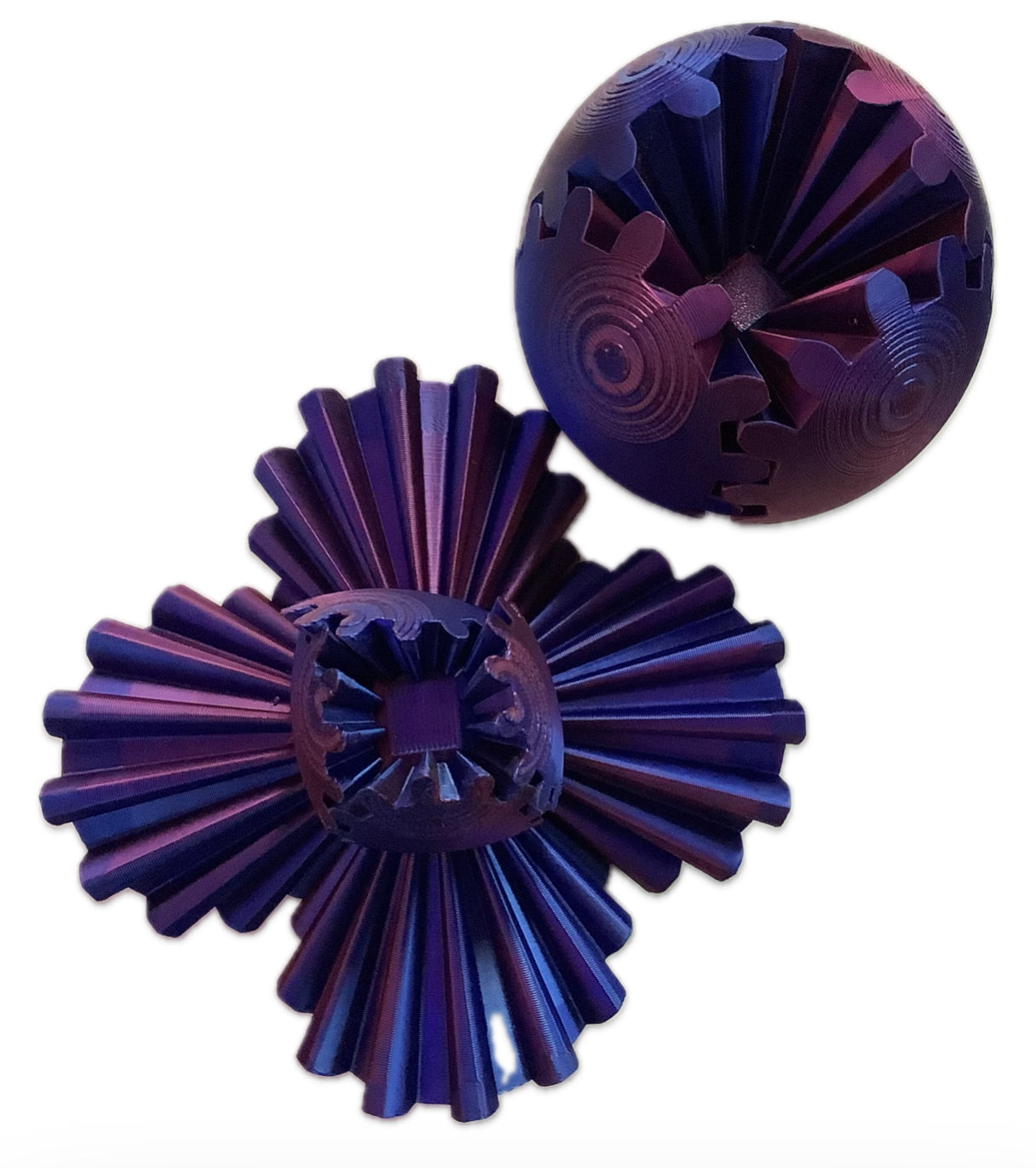 3D Printed Fidget Gear Ball - Medium