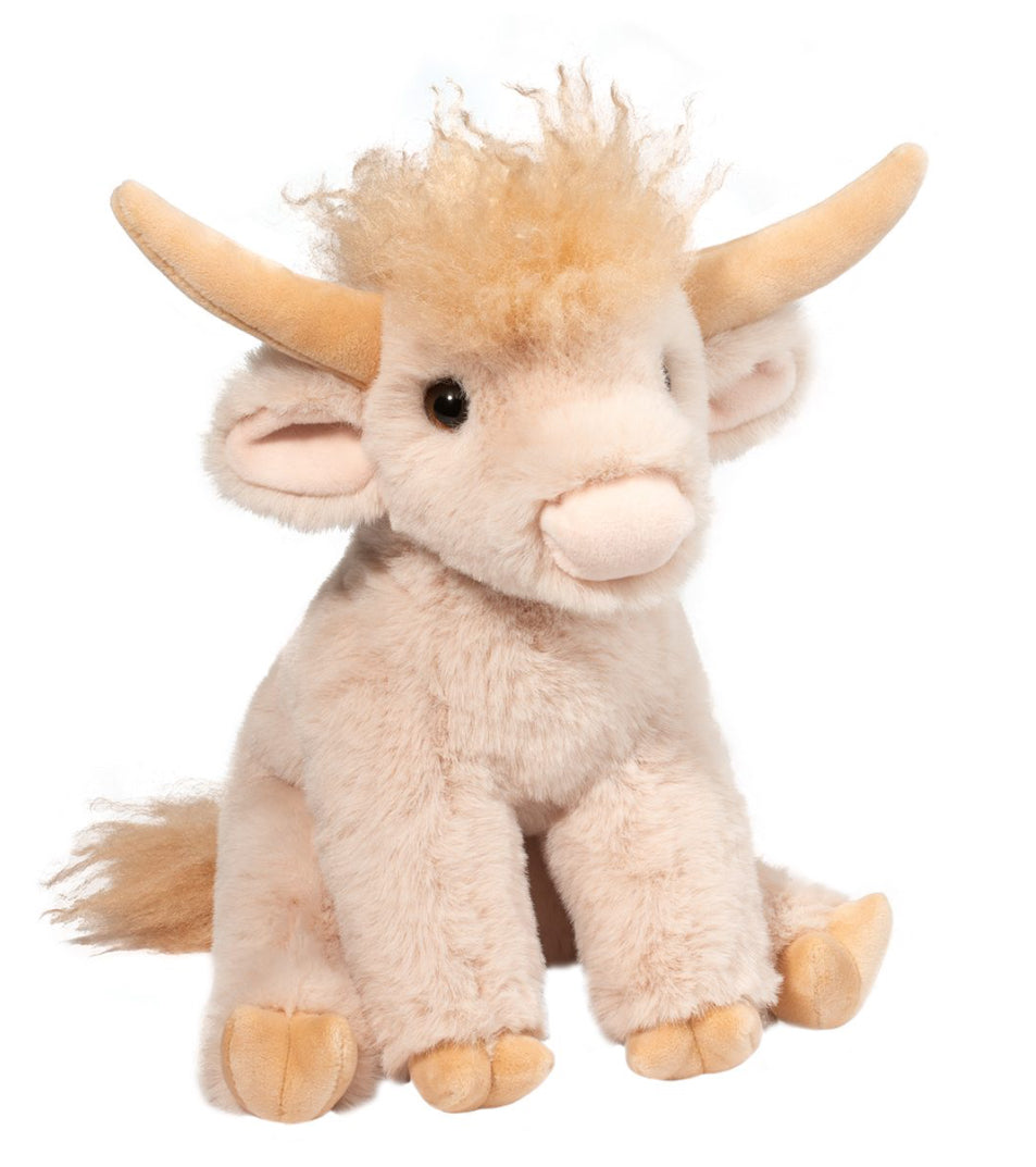 Laddie Cream Highland Cow Soft by Douglas #4812