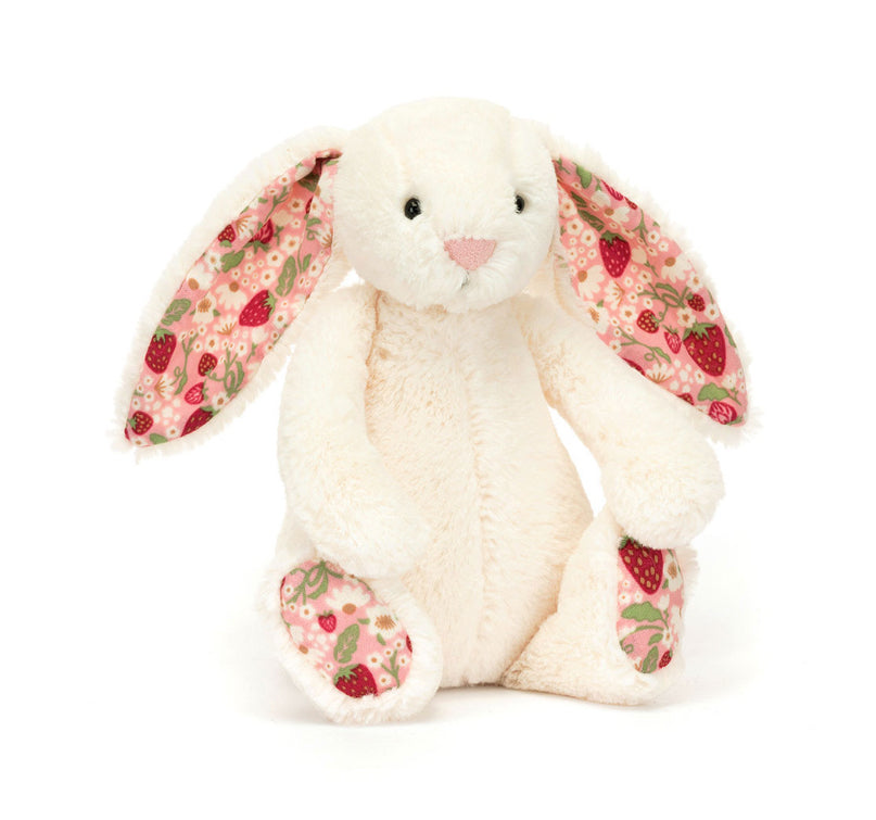 Blossom Cream Bunny ‘Berry’ Small by Jellycat #BPS6MS