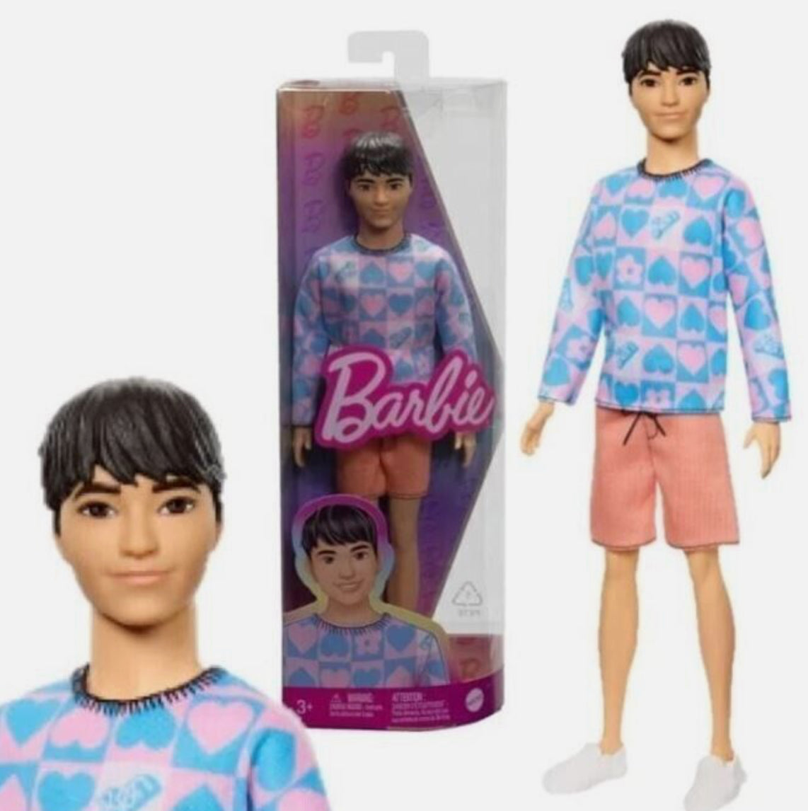 Barbie Ken Fashionistas Boy Doll HRH24
