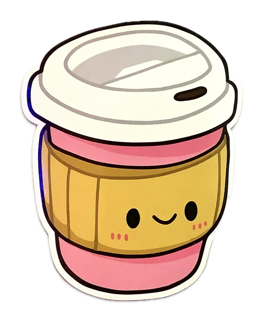 Coffee Cup Sticker by Squishable