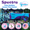 PoppinColorz Spectra: Rechargeable Color Bubble Blaster by South Beach Bubbles #SBB520