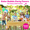 PoppinColorz Pink Pizzaz Color Bubbles - 8 Party Favors by South Beach Bubbles by South Beach Bubbles