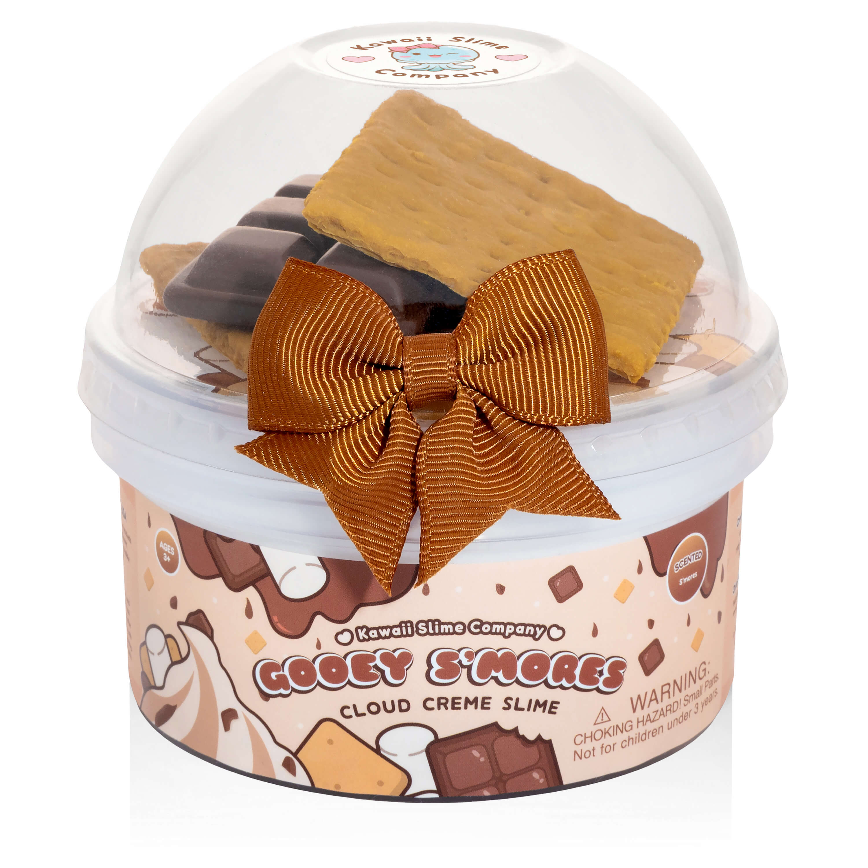 Gooey S'mores Cloud Creme Slime by Kawaii Slime