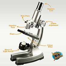 Discovery Microscope - 30 pc Set in Case by Heebie Jeebies