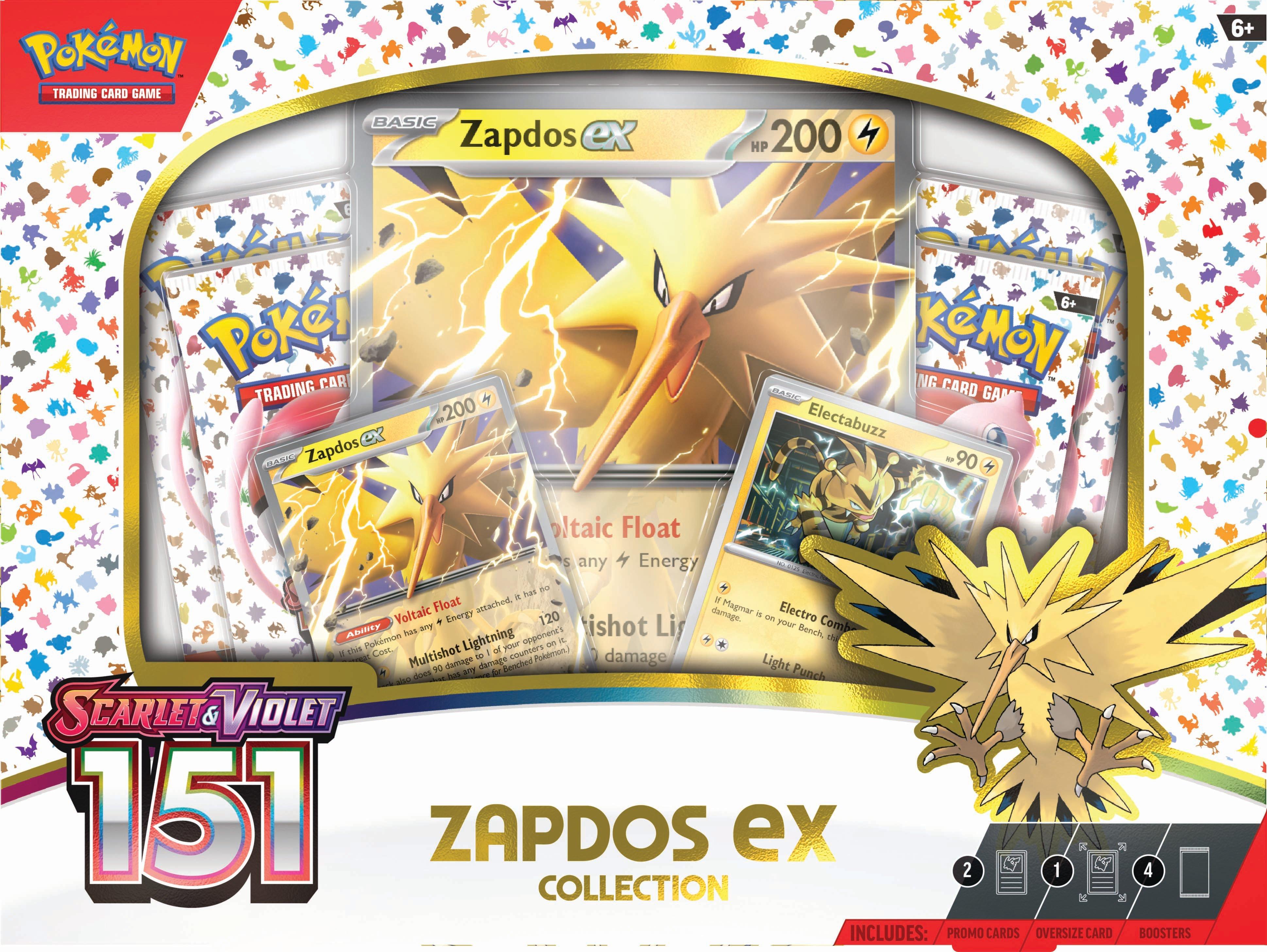 Pokémon 151 Zapdos EX Collection