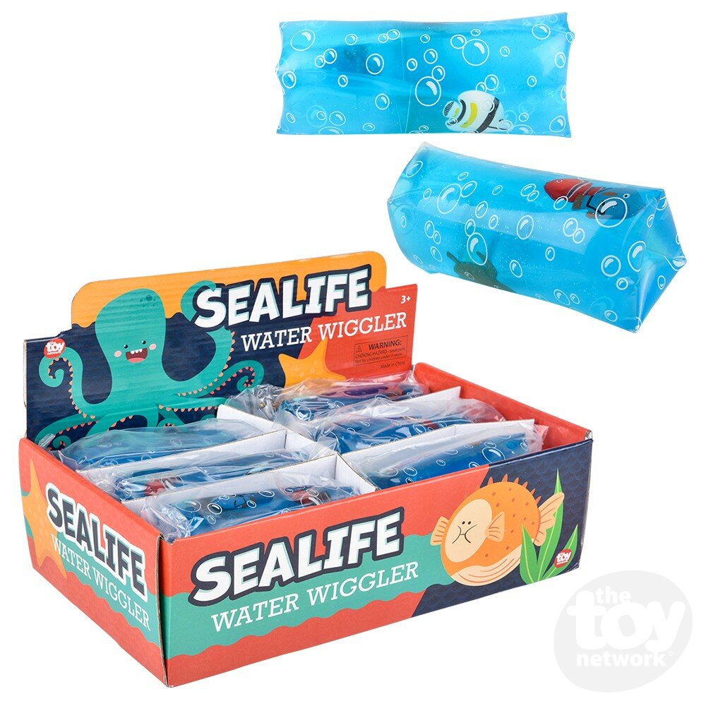 5” Jumbo Sea Life Water Wiggler by Toy Network #TCA-WATSL