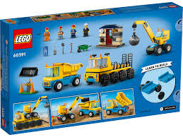 Construction Trucks and Wrecking Ball Crane by LEGO #60391