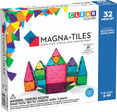 Clear Colors 32 Piece Set by Magna-Tiles #2132