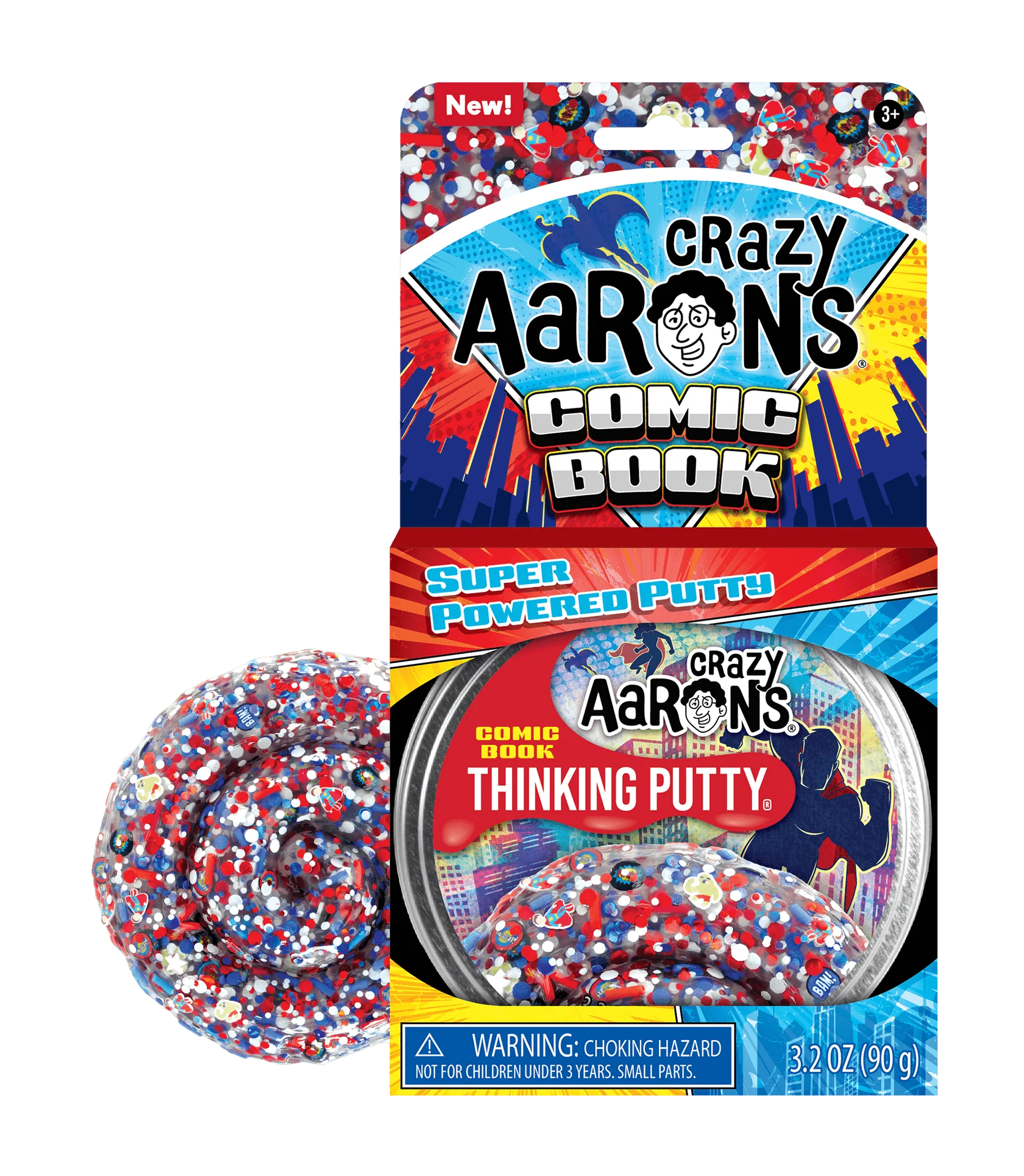 Comic Book 4” Thinking Putty by Crazy Aaron’s #SB020